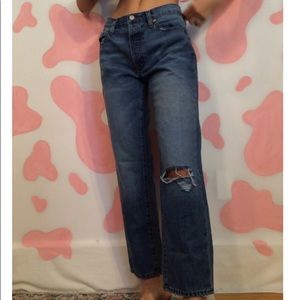 Urban Outfitters boyfriend fit low rise jeans